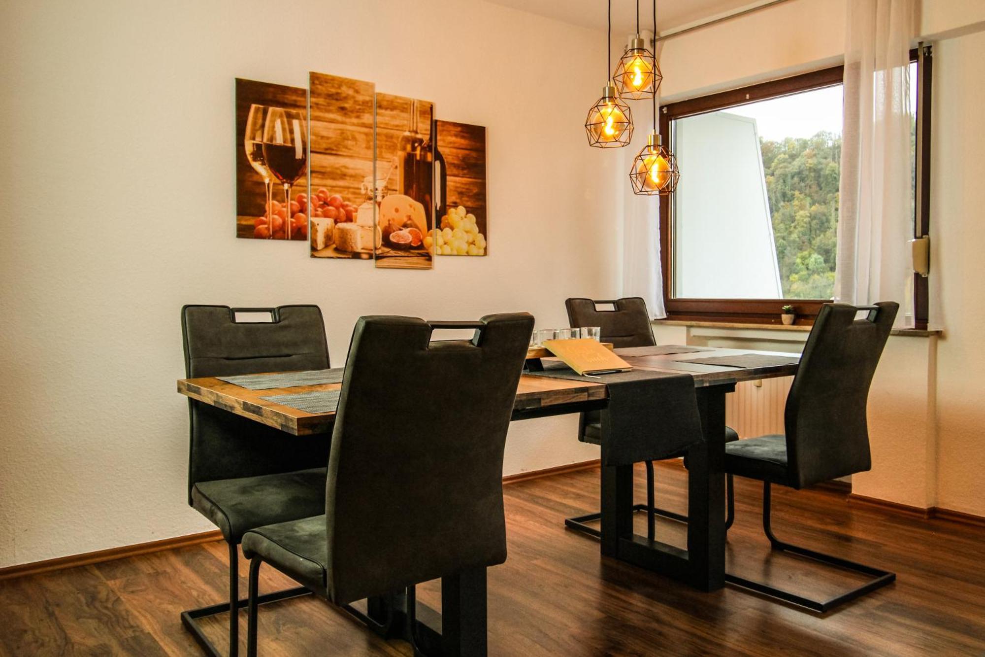 Moderne Fewo Sky Netflix Terrasse Burgblick Boxspringbett Waschtrockner Bullay Ngoại thất bức ảnh