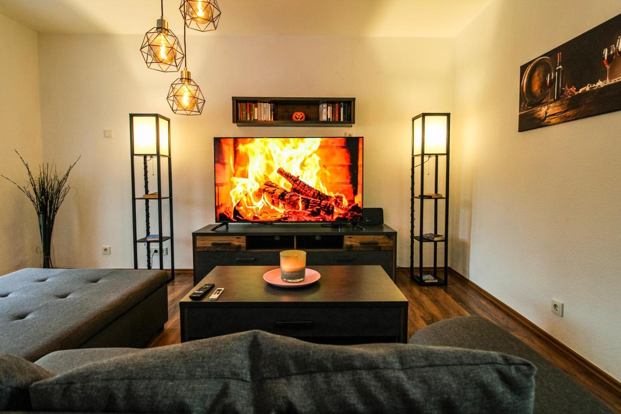 Moderne Fewo Sky Netflix Terrasse Burgblick Boxspringbett Waschtrockner Bullay Ngoại thất bức ảnh